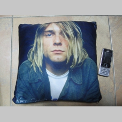 Nirvana - Kurt Cobain, vankúšik cca.30x30cm 100%polyester